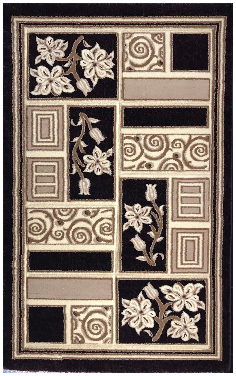 Турецкий ковер рельефный Bosfor, 80x125 см - фотография № 1