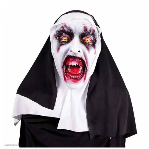 маска slipknot латекс Маска Монахини - Проклятие Монахини (63 см)