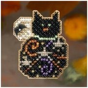 Magic Kitty (Волшебный котенок) #MH186206 Mill Hill Набор для вышивания 3.8 x 5 см Счетный крест