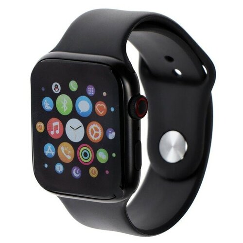 Смарт-часы MB MObility mft-50 144 Amoled пульсомер шагомер черные 460000₽