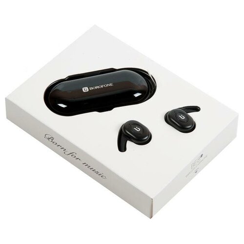 Наушники BOROFONE беспроводные BE8 Airgo TWS True Wireless Earphone черный 405600₽