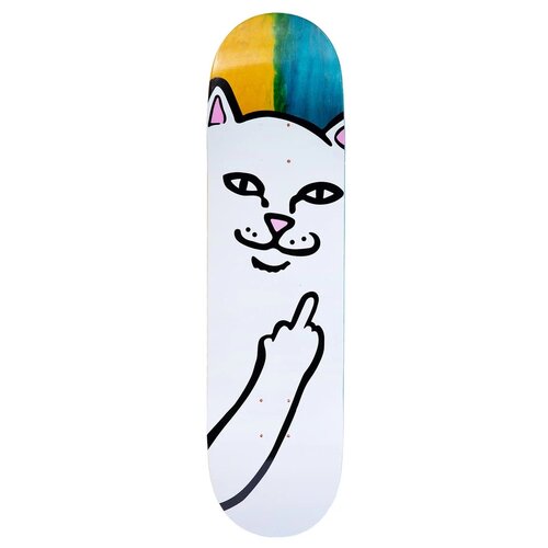 фото Дека ripndip lord nermal board 8.5 yellow/blue