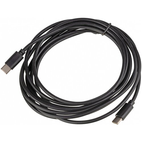 Кабель USB Type-C (m)-USB Type-C (m) 3м черный кабель usb m lightning m 3м черный