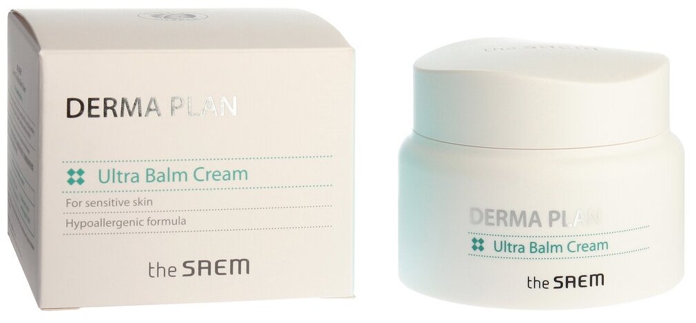 The Saem Крем-бальзам для чувствительной кожи Derma Plan Ultra Balm Cream, 60мл
