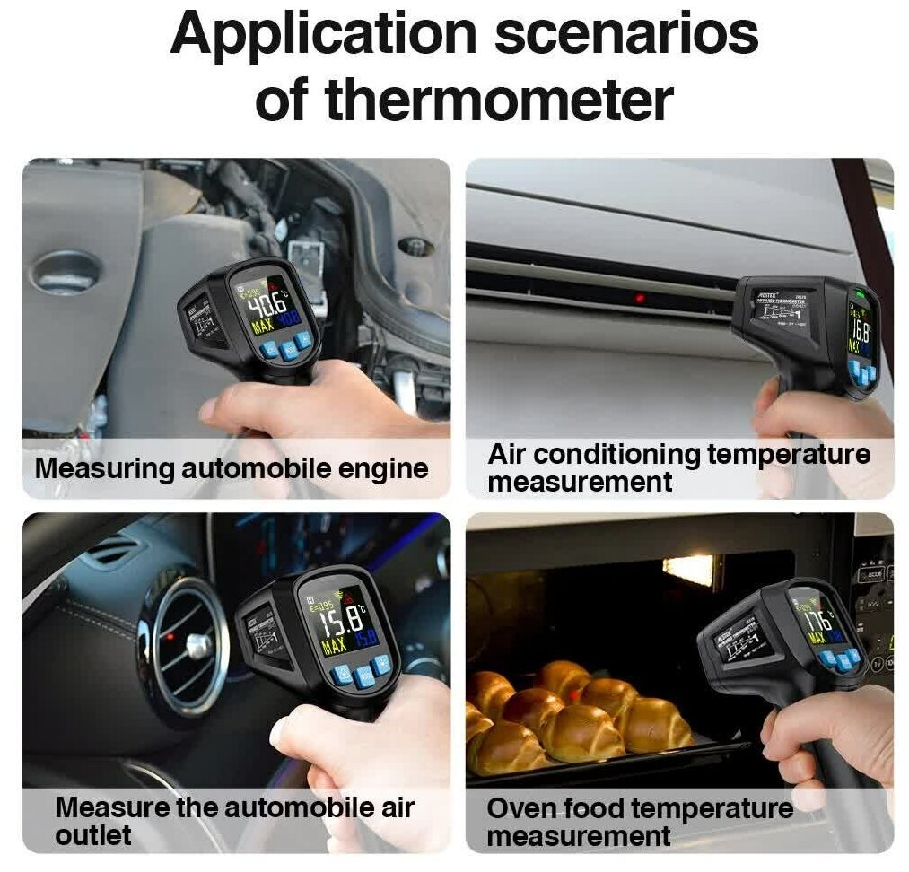 Цифровой инфракрасный термометр Mestek IR03A - фотография № 8