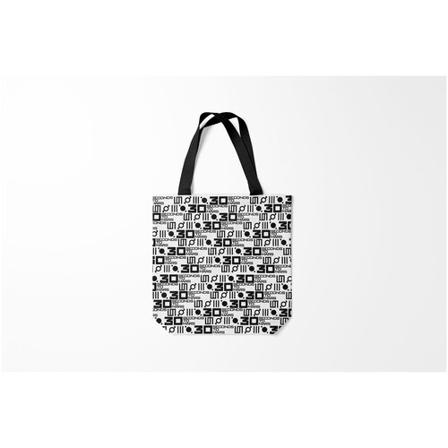 фото Сумка-шоппер / 40х40 см / рок / 30 seconds to mars burnettie