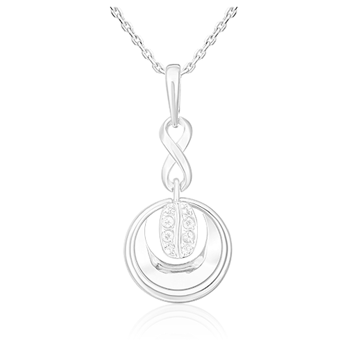 PLATINA jewelry Подвеcка из белого золота c топазом 03-3326-00-201-1120