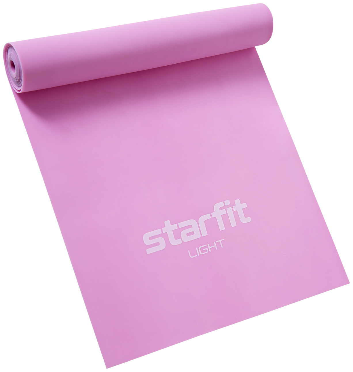 Лента для пилатеса Starfit Es-201 1200x150x0,35 мм, розовый пастель