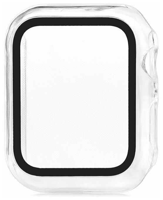 Защитное стекло для Apple Watch 44mm Skinarma Shield Clear с бампером