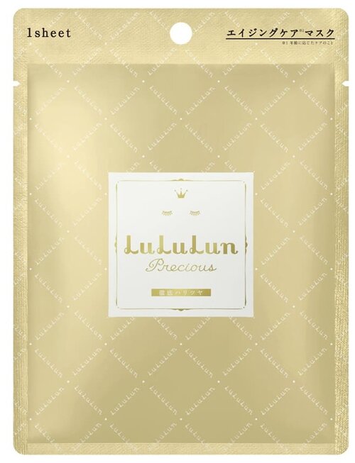 LuLuLun маска для лица Face Mask Precious White антивозрастастная увлажняющая и выравнивающая тон, 100 г, 22 мл