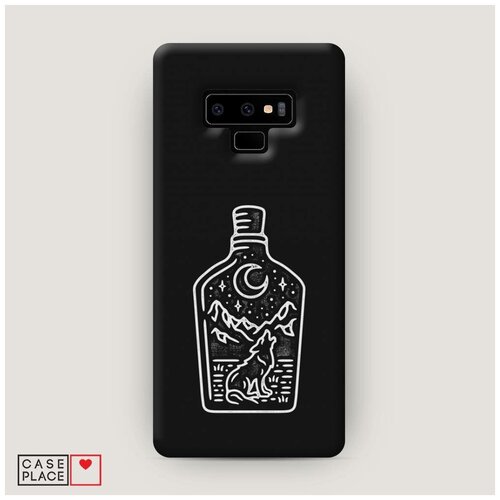 фото Чехол пластиковый samsung galaxy note 9 бутылка арт case place