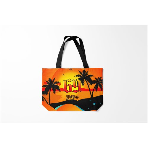 фото Сумка-шоппер / 46х35 см / rap / 6ix9ine tekashi burnettie