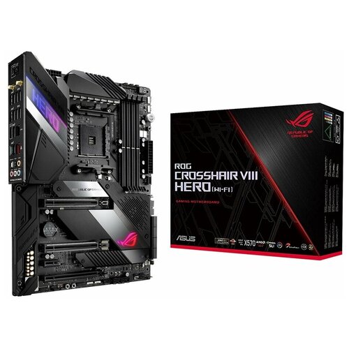 фото Материнская плата asus rog crosshair viii hero (wi-fi) ,