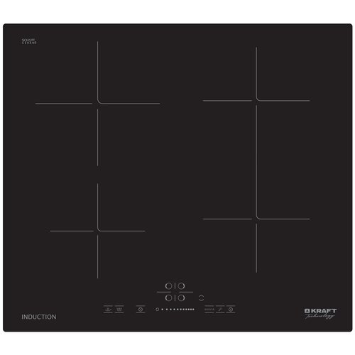 Индукционная варочная панель KRAFT TCH-IHK7008, независимая, черный