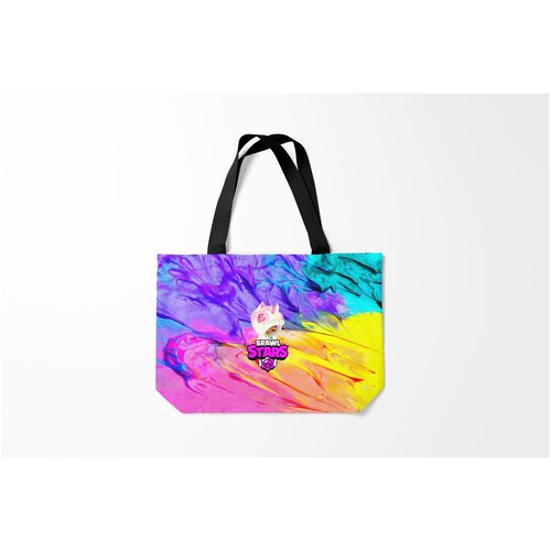 фото Сумка-шоппер / 46х35 см / геймерам / brawl stars leon unicorn burnettie