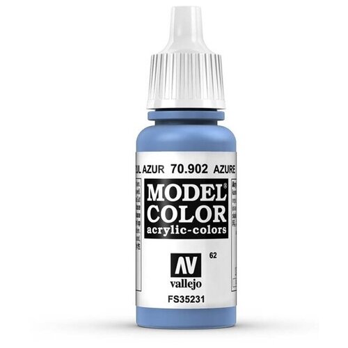 Краска Vallejo серии Model Color - Azure 70902, матовая (17 мл) 60mm resin model kits medusa bust unpainted no color rw 138b