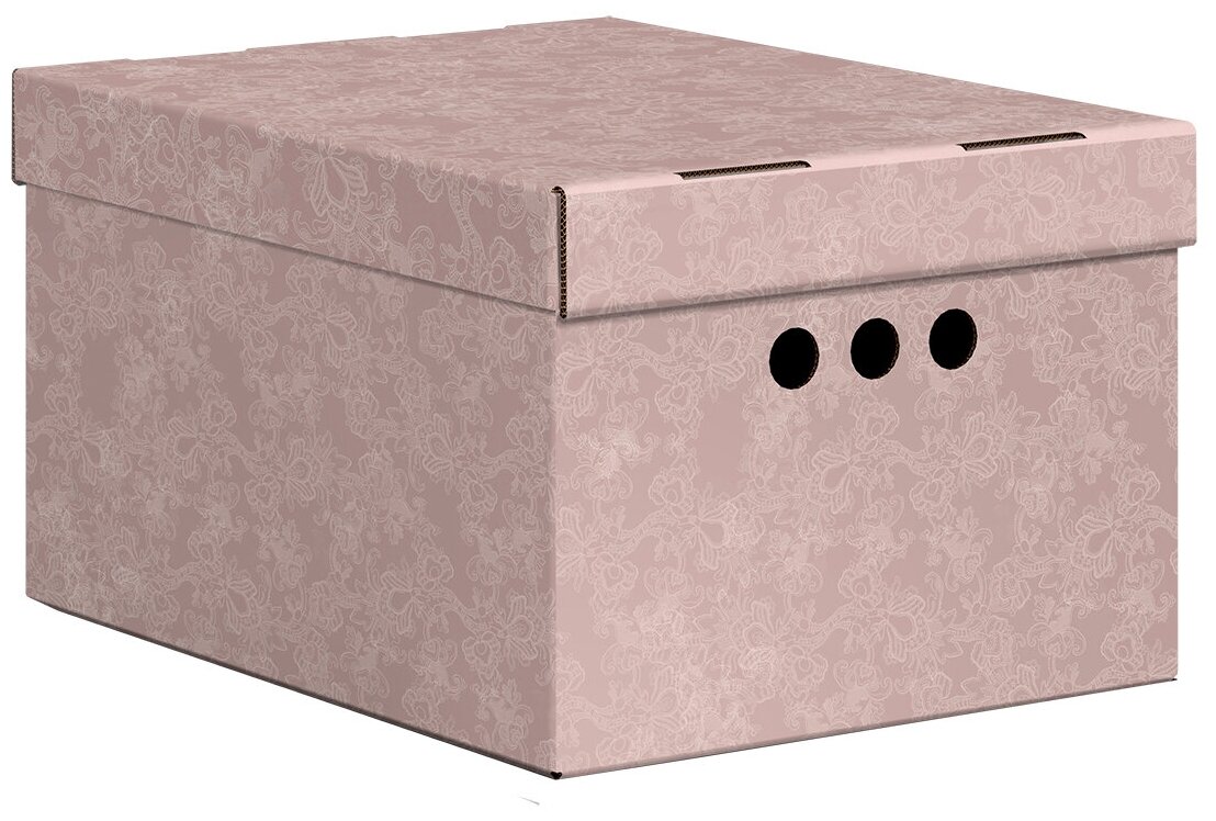 Короб картонный, малый, 25*33*18.5 см, 2 цвета, набор 4 шт. - фотография № 2