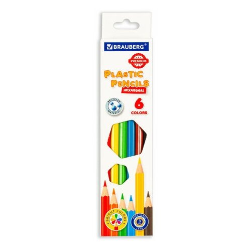 Карандаши Unitype цветные BRAUBERG PREMIUM - (24 шт) карандаши unitype цветные brauberg premium 24 шт