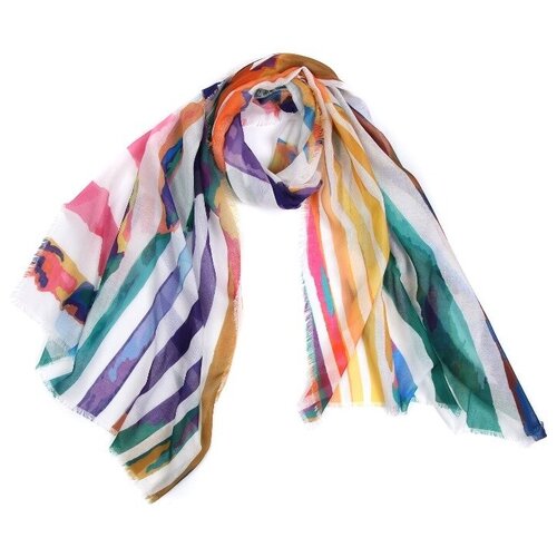 фото Шарф жен. 100% полиэстер 70x180 fabretti ys22213-10