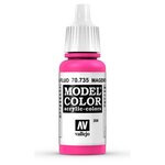 Краска Vallejo серии Model Color - Fluorescent Magenta 17мл. - изображение