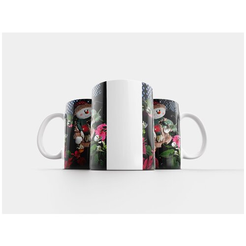 фото Кружка "снеговик, зима, рождество" 320 мл lotsprints