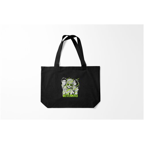 фото Сумка-шоппер / 46х35 см / рок / nirvana nevermind burnettie