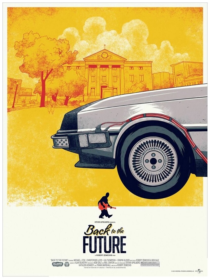 Плакат постер на бумаге Back to the Future/Назад в будущее. Размер 21 х 30 см