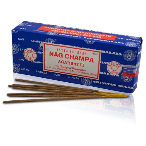 Купить Ароматические палочки - благовония SATYA Nag Champa / Сатья Наг Чампа, 100 г