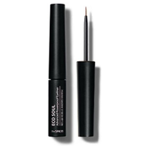 Подводка для глаз The Saem Eco Soul Advanced Powerproof Eyeliner (01 Deep Black - черный)