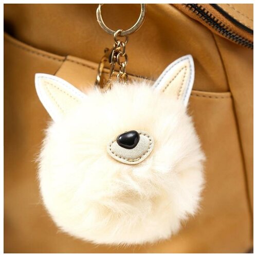 фото Пушистик на кольце "котёночек" микс d=7 см newstore