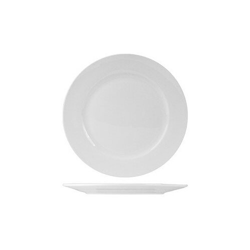 Тарелка мелкая Кунстверк фарфор D255 H25мм белый S-Kunst 851₽