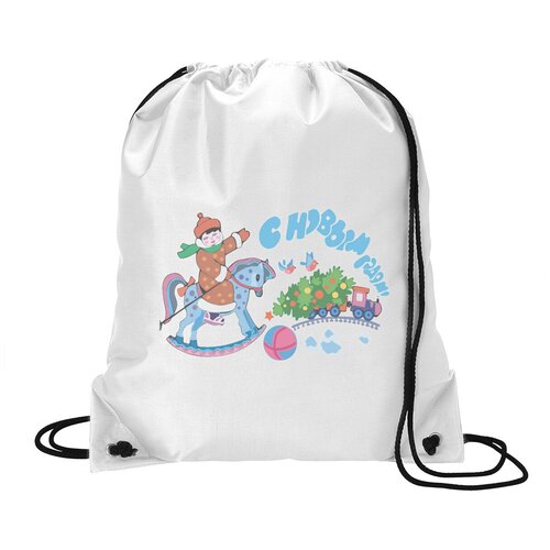 фото Сумка для обуви coolpodarok с новым годом! ретро2