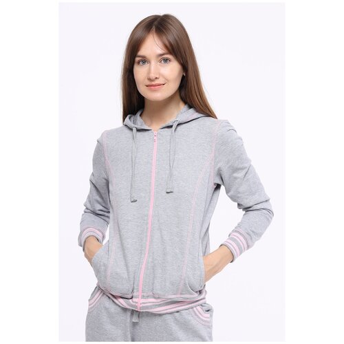 Толстовка женская MODERN на молнии с капюшоном, р-р 48-50
