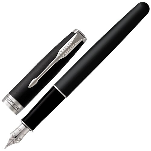 parker sonnet core t529 matte black ct ручка роллер f bl PARKER перьевая ручка Sonnet Core F529, 1931521, 1 шт.