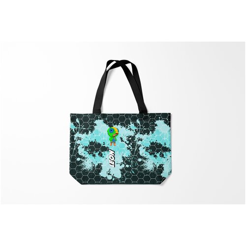 фото Сумка-шоппер / 46х35 см / геймерам / brawl stars burnettie