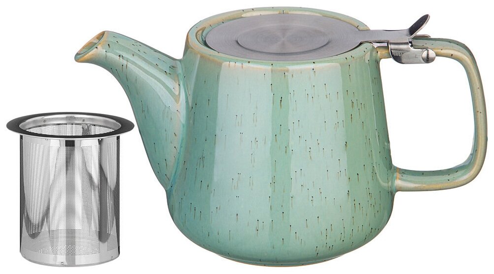 Чайник заварочный керамический 500 мл Bronco LUSTER заварник для чая Керамика