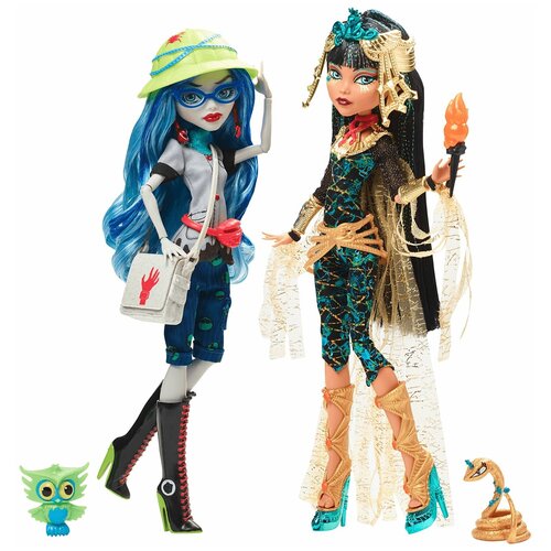 Набор Монстр Хай Клео Де Нил и Гулия Йелпс 2017 колекторная, Monster High Collector Cleo De Nile & Ghoulia Yelps карнавальный костюм батик клео де нил детский