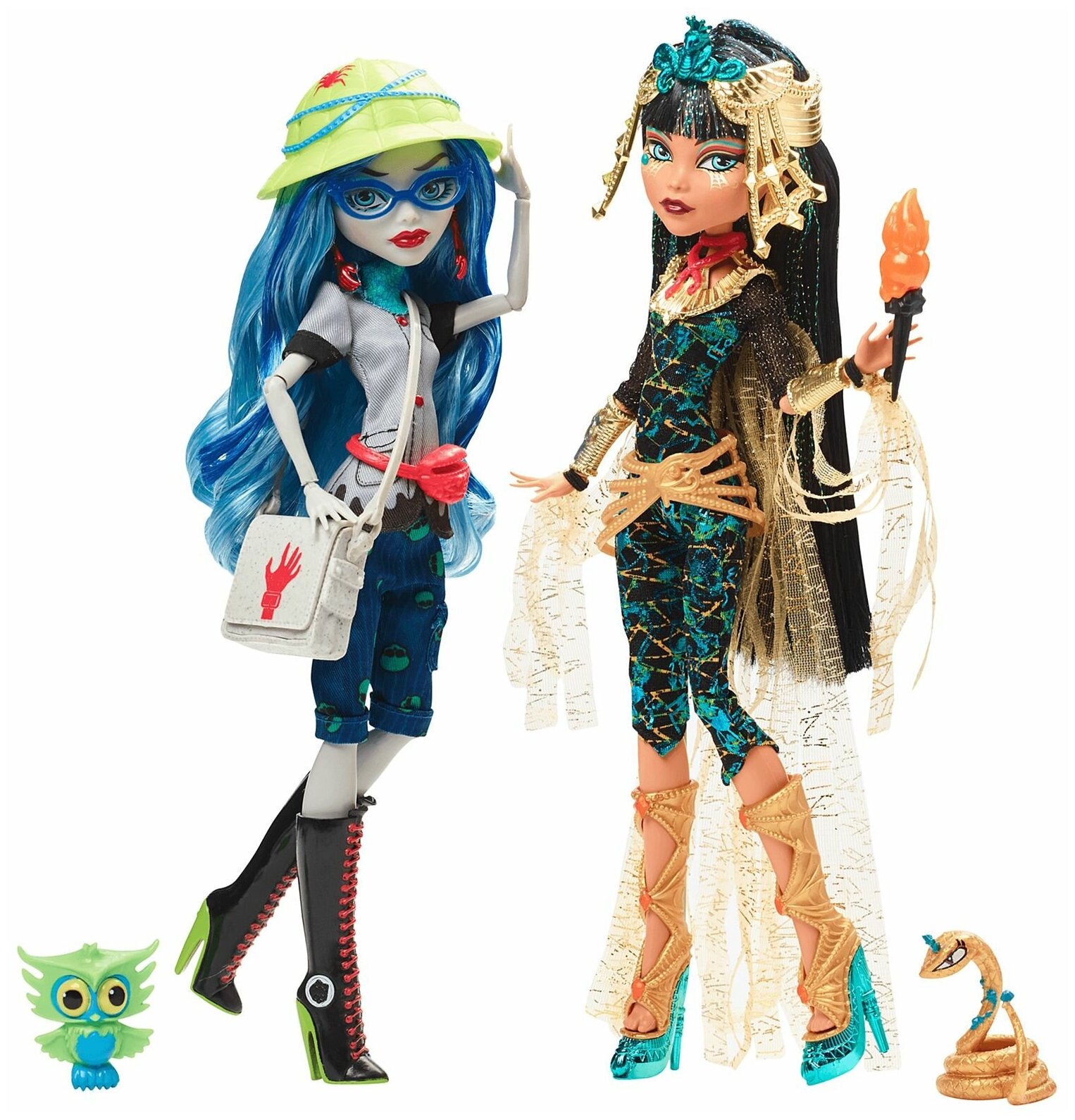 Набор куклы Монстер Хай Клео Де Нил и Гулия Йелпс 2017 коллекторная, Monster High Collector Cleo De Nile & Ghoulia Yelps