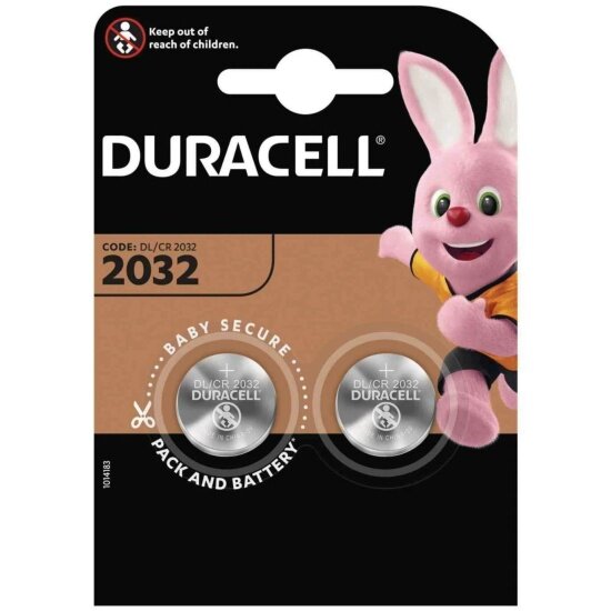 Элемент питания Duracell CR2032 бл 2