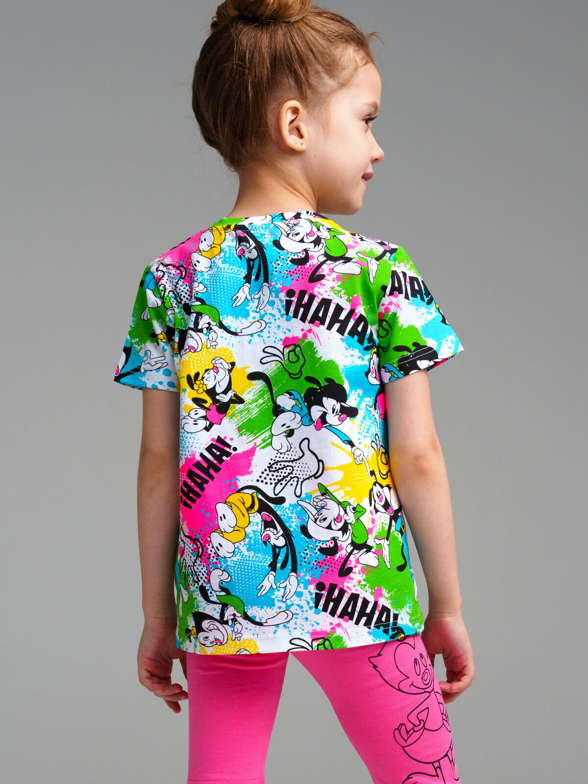 Футболка playToday, размер 116, зеленый, — фото 1