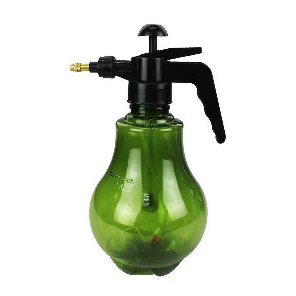 фото Опрыскиватель садовый 1.4 л, пульверизатор, распылитель помповый, с регулируемой форсункой, серый