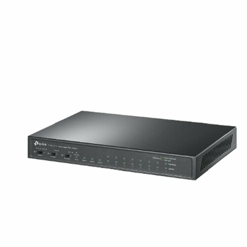 TP-Link Сетевое оборудование TL-SL1311P Настольный коммутатор с 8 портами 10 100 Мбит с 2 гигабитными портами и портом SFP 1367700₽
