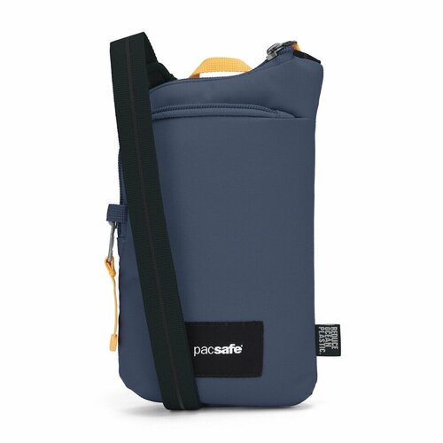 сумка планшет pacsafe сумка антивор pacsafe go festival crossbody 35170651 фактура гладкая синий Сумка планшет PacSafe 35175651, фактура гладкая, синий