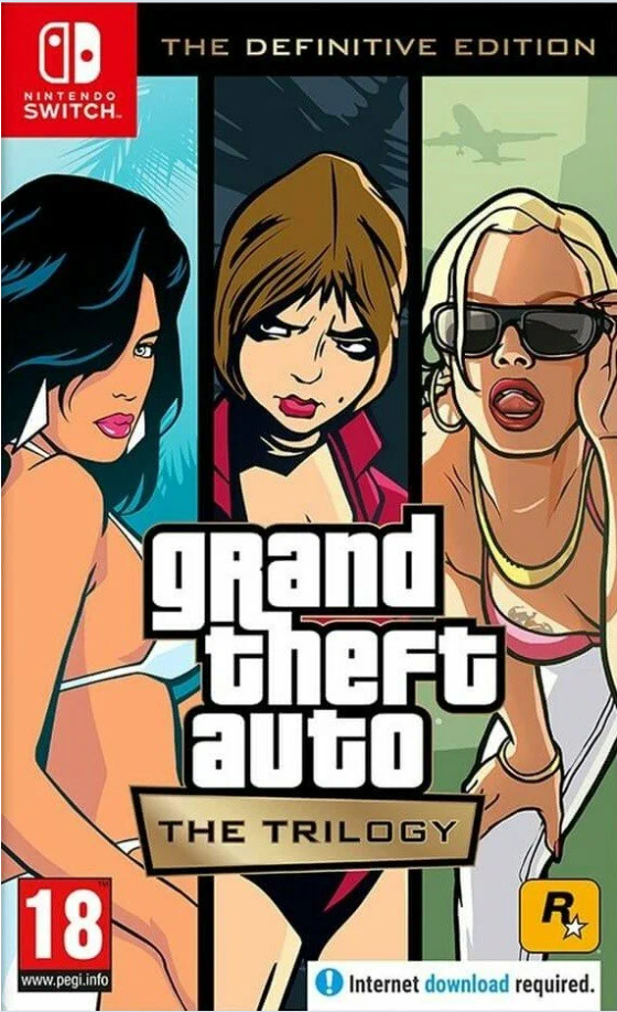 Игра Grand Theft Auto The Trilogy. The Definitive Edition (Nintendo Switch, Русские субтитры)