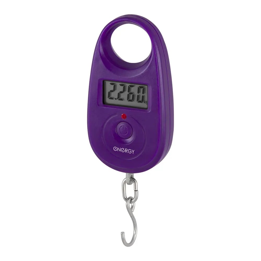 Безмен Energy 213682 нагрузка до 25 кг цвет фиолетовый фиолетовый