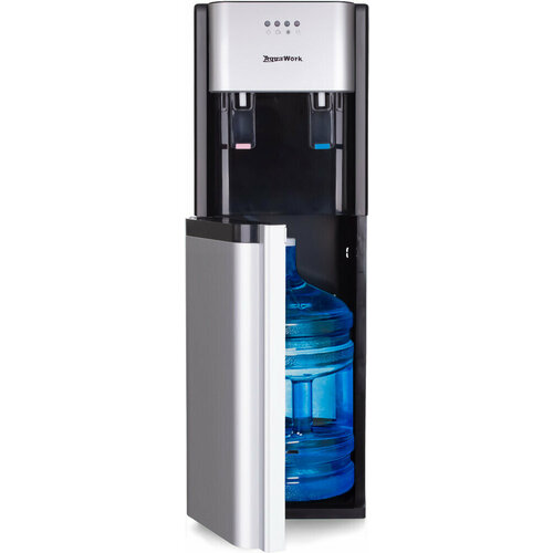 Кулер для воды Aqua Work 41-LDS с нижней загрузкой, серебро — купить, цена, характеристики