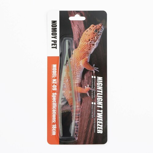 Пинцет для террариума NomoyPet святящийся в темноте 18 см 562₽