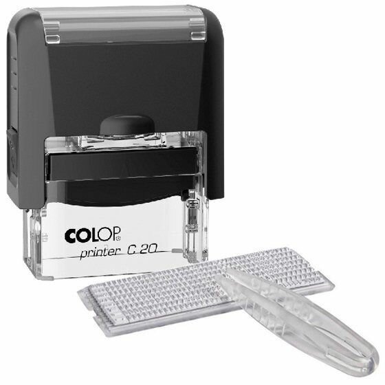Colop Printer Compact 20-Set Автоматический самонаборный штамп 4 строки 1 касса (штамп 38 х 14 мм)