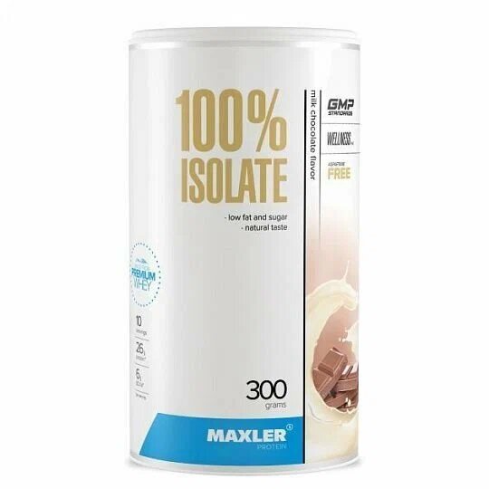 Maxler 100% Isolate 300 g вкус: Молочный Шоколад