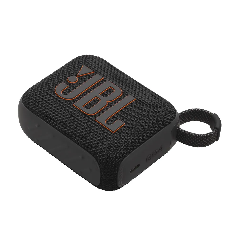 JBL GO 4 черная Портативная акустическая система (4.2 W, Bluetooth, IP67, 850 мАч, JBLGO4BLK) — фото 1